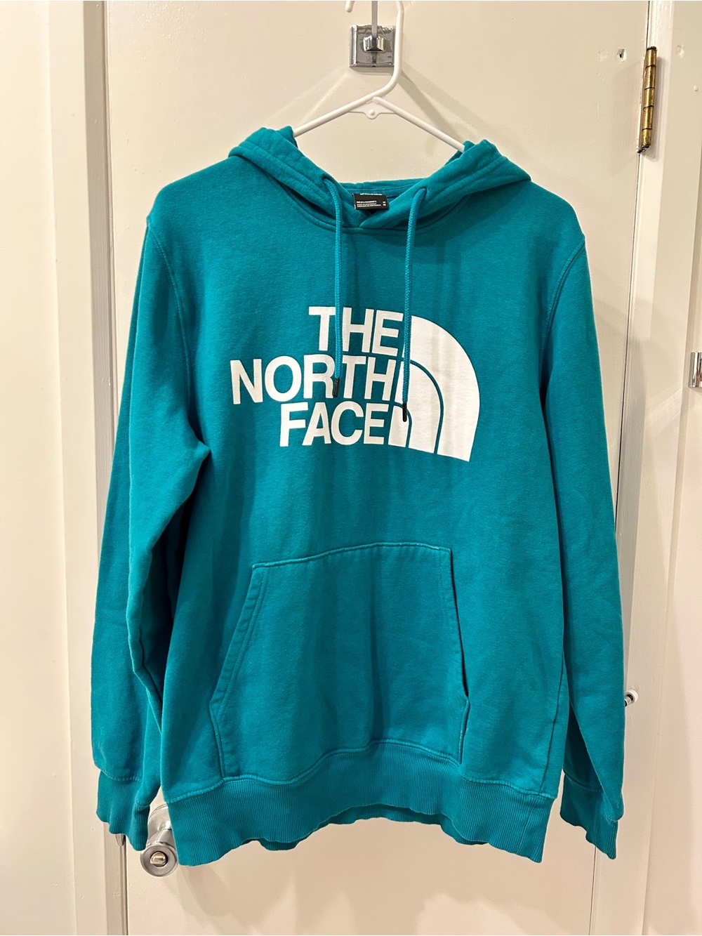 The North Face Unisex Teal/Deep Nori Logo Pullover Hoodie